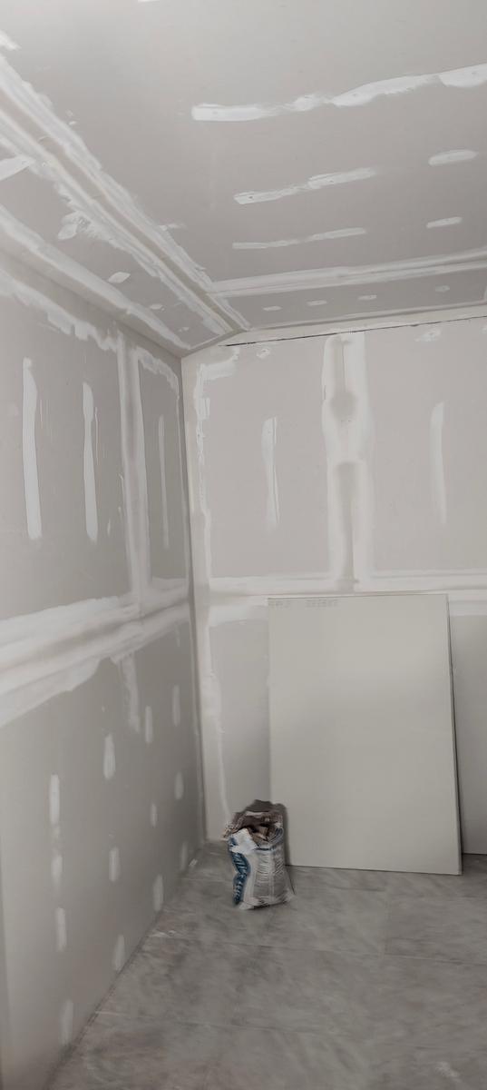 Walls floated